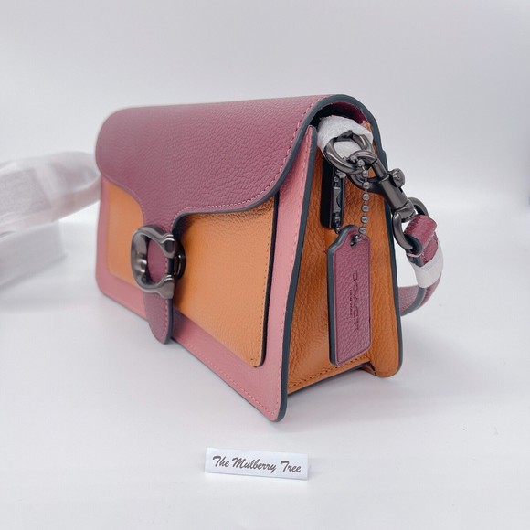 COACH TABBY Shoulder Bag 26 Vintage Pink Colorblock 76105 crossbody NWT $395 - Picture 3 of 10